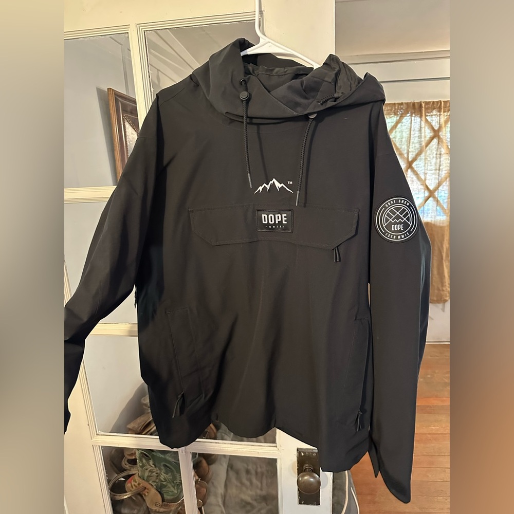 DOPE snow Black Mountain Logo Hoodie